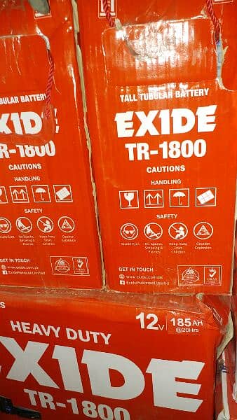 Exide Tall Tubler solar#ups Battery Free home delivery 1 year warranty