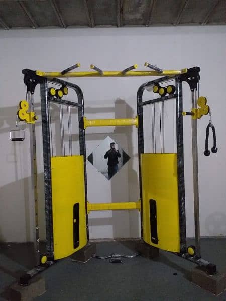 Four station|Functional trainer|Squate machine|Cable crossover|Gym 1