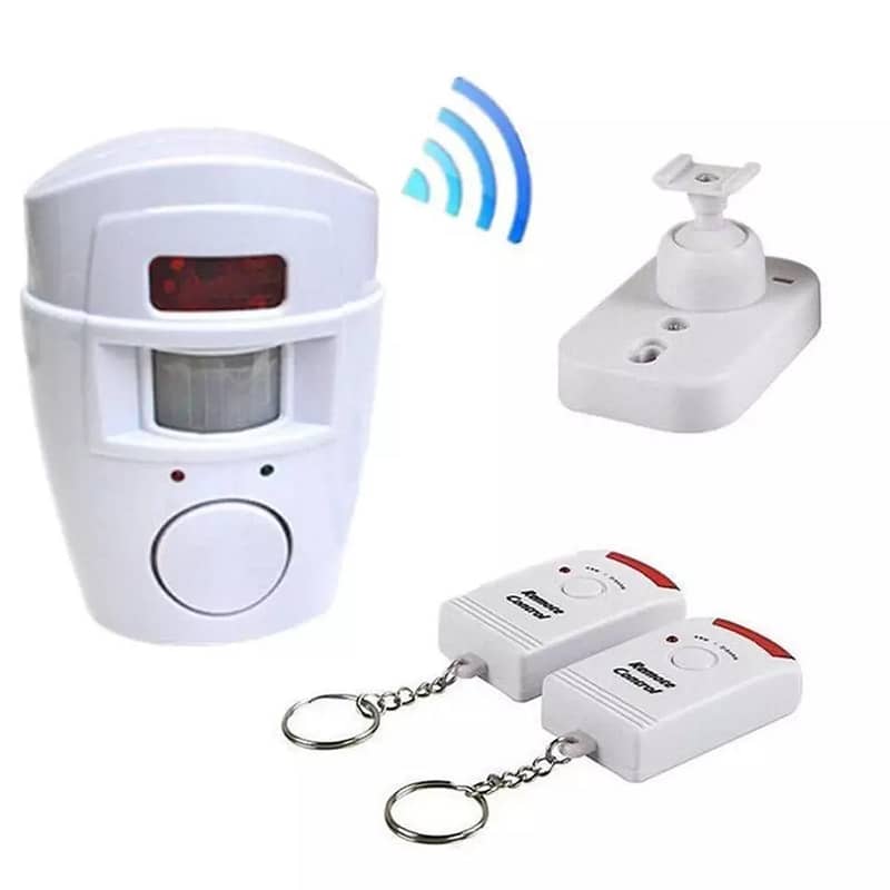 Motion Sensor Alarm Anti-Theft Home Security Sensor With Remotes 1