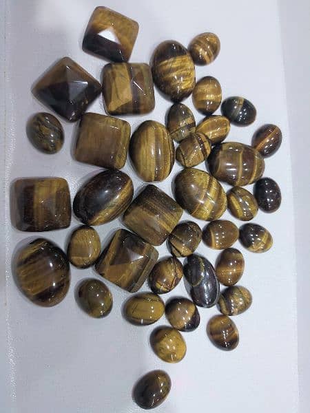 NATURAL TIGER EYE STONE GEMS SHOWROOM 4