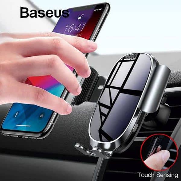 Baseus Touch Sensor Car Mobile Phone Holder 6