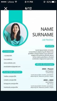 CV and Resume Maker