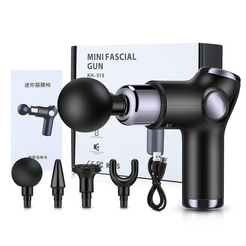 New Digital Fascial Massage Gun Muscle  Massager Gun Delivery Online 1