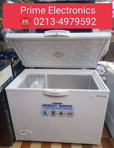 waves vertical deep freezer