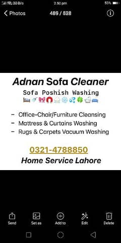 sofa chairs carpet wash dry & cleaning contect 0321 4788850
