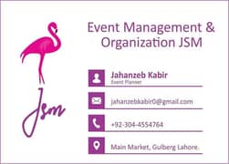 JSM event management and organisation
