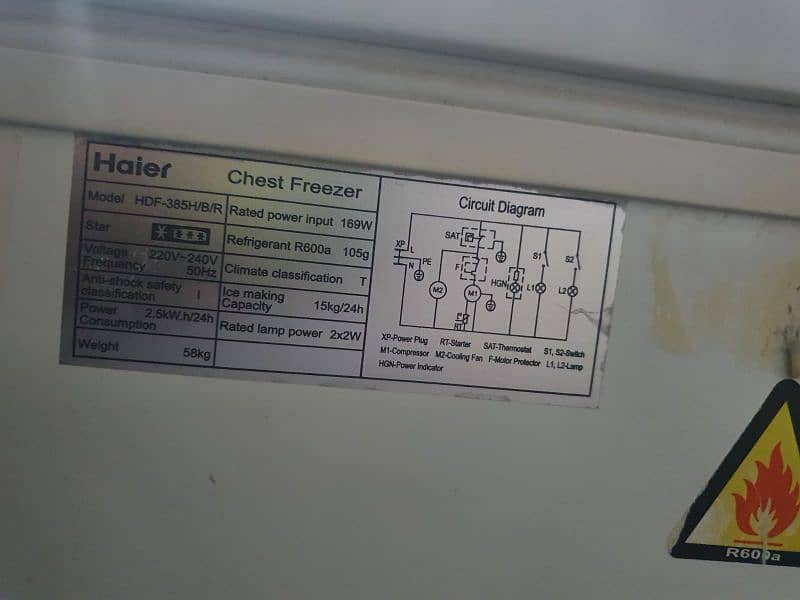 Haier Deep Freezer (new condition) 6