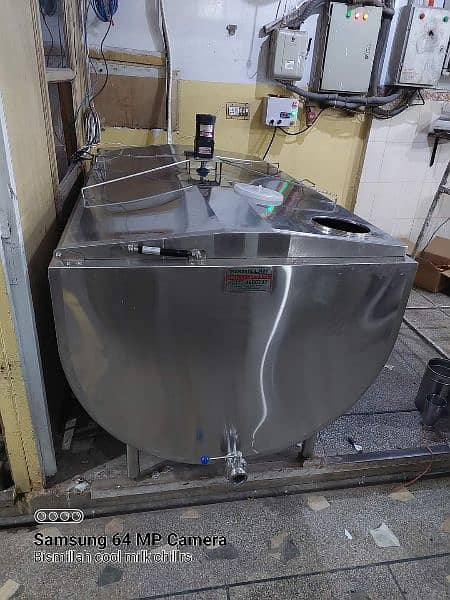 Milk chiller , kolfi plant milk boiler , Electric milk chiller 4