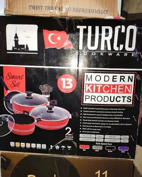 Turkey Nonstick Cookwares Set 3