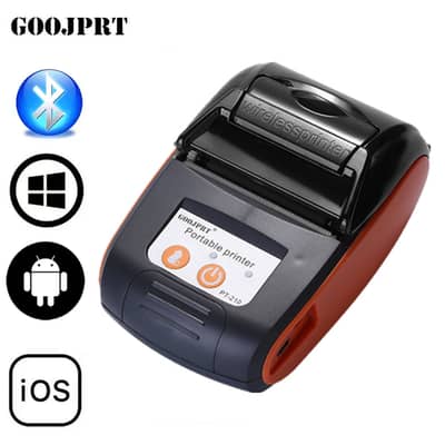 Bluetooth Portable Thermal Printer 58mm POS 2inch pt-210 goojprt mobil 1