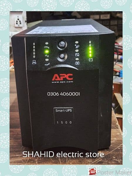 APC SMART UPS 1500VA FRESH STOCK AVAILABLE 3