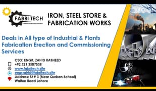 Iron Steel fabrication works, Machine , SS fabrication , Welding works