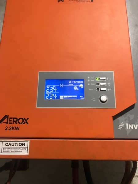 Inverex Aerox 2.2 kw solar inverter orange 10