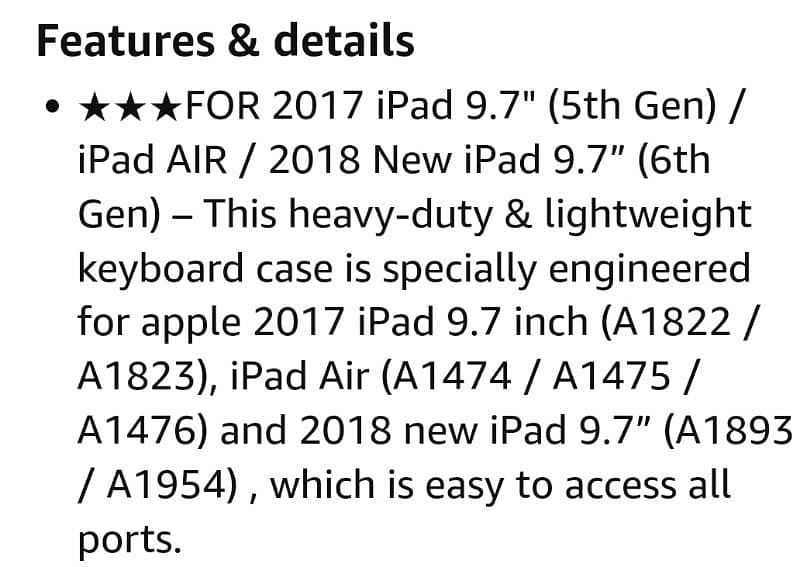 iPad Air 2 bluetooth keypad hardcase. (0310-4919-907) 4