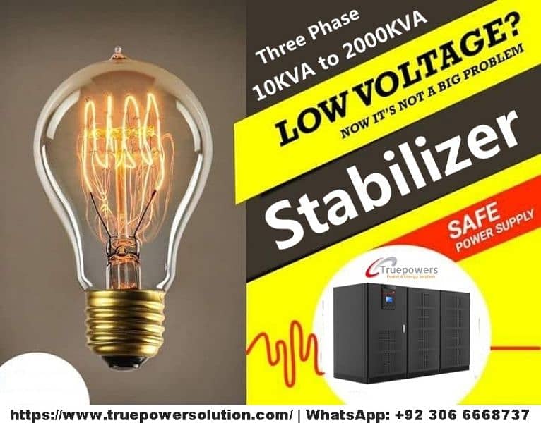 Industrial Stabilizer AVR Three Phase 600kva 500kva 300kva 200kva UPS 13