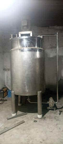 juice and ketchup plant and cosmetic mixing tank and ribbon blender 5