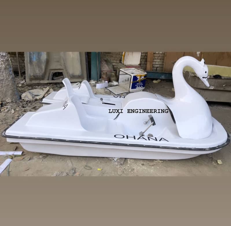 fiberglass duck design paddle boat 3