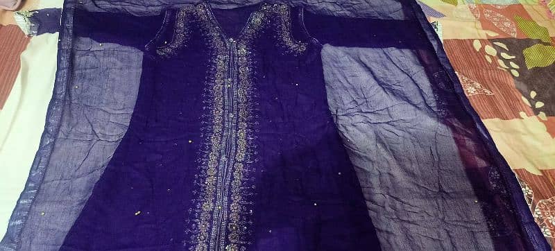 fancy gown suit with inner trouser. . condition like new 2