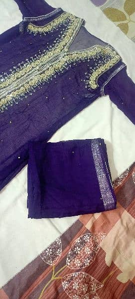 fancy gown suit with inner trouser. . condition like new 4