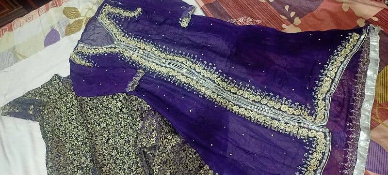 fancy gown suit with inner trouser. . condition like new 9