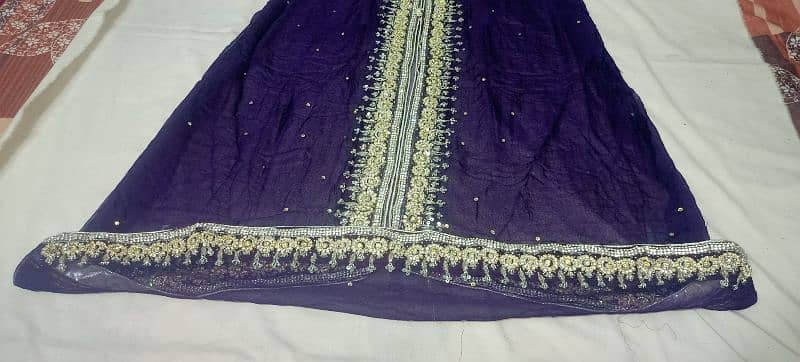 fancy gown suit with inner trouser. . condition like new 15