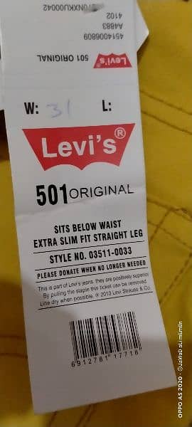Levi's Pant 34'' West Each Pant just Rs. 1000 Only 0