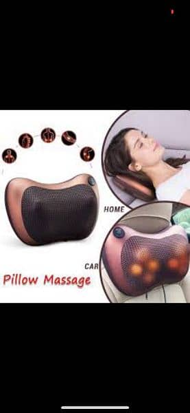 Electrical Heating Kneading Infrared Home Dual Use Massage Pillow 5