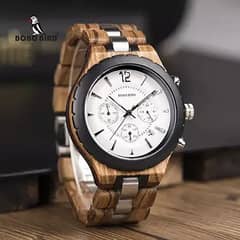 Brand New Handmade Wooden Luxury Stylish Wrist Watch for Men islamabad 0