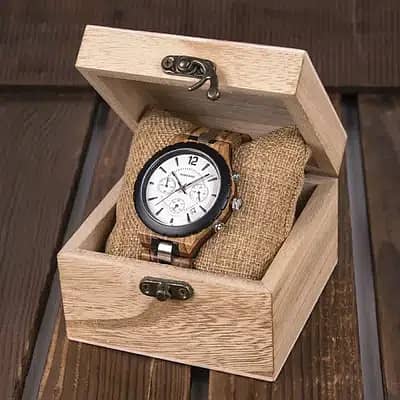 Brand New Handmade Wooden Luxury Stylish Wrist Watch for Men islamabad 2
