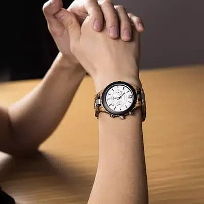 Brand New Handmade Wooden Luxury Stylish Wrist Watch for Men islamabad 5