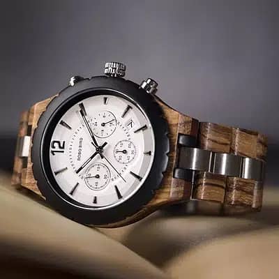 Brand New Handmade Wooden Luxury Stylish Wrist Watch for Men islamabad 7
