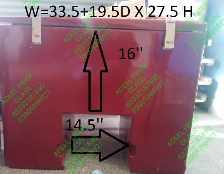 Milk Delivery box/ Temperature control deliverybox/ Fiberglass box/ 5