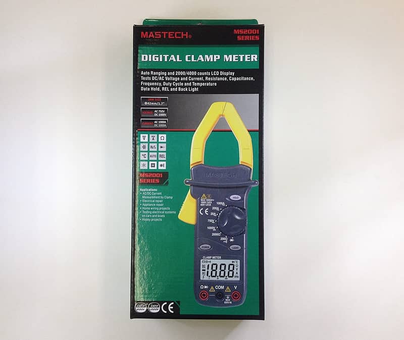 MS-2101 Mastech Digital AC/DC Clamp Meter 1000A 2