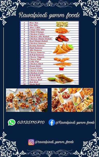 frozen food , kabab ,kofta,paratha, samosa, roll ,office lunch boxes 2