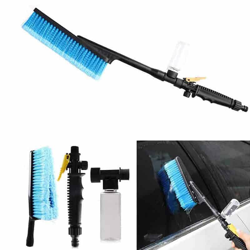 Auto Water Brush Car Washer Retractable Long Handle 0