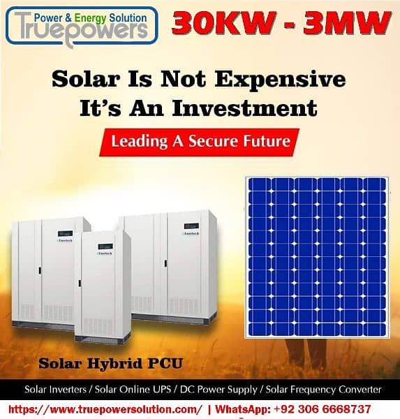 Mega watt solar solutions 100kw 200kva 300kva 1000kw 1