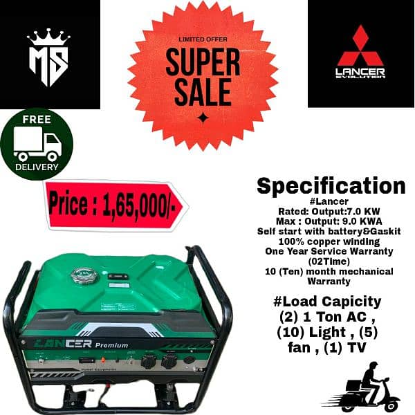 Generator Available In Discounted Price 7