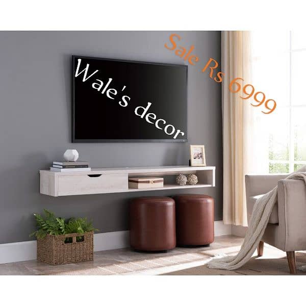 Furniture console for LCD LED with wall hanging 2