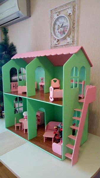 Doll house wooden 4