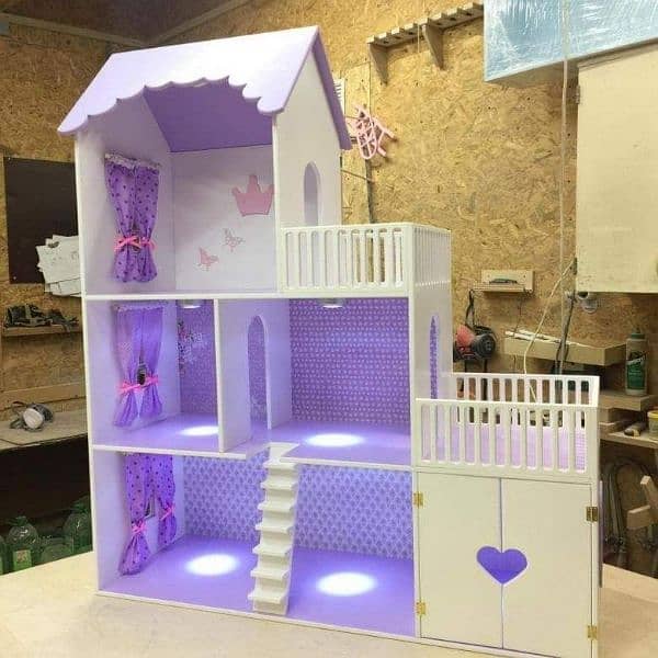 Doll house wooden 6