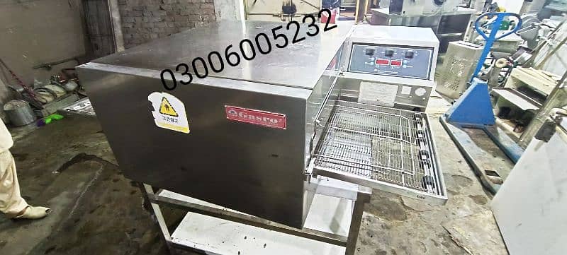 pizza oven conveyor and south's stars available  fast food machinery 2