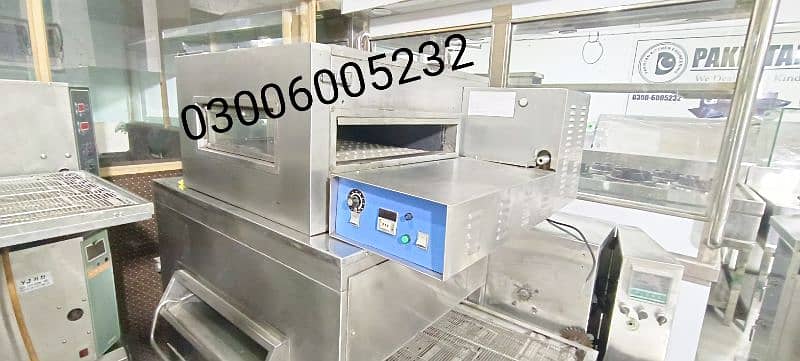 pizza oven conveyor and south's stars available  fast food machinery 4