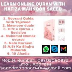 Quran online lady tutor