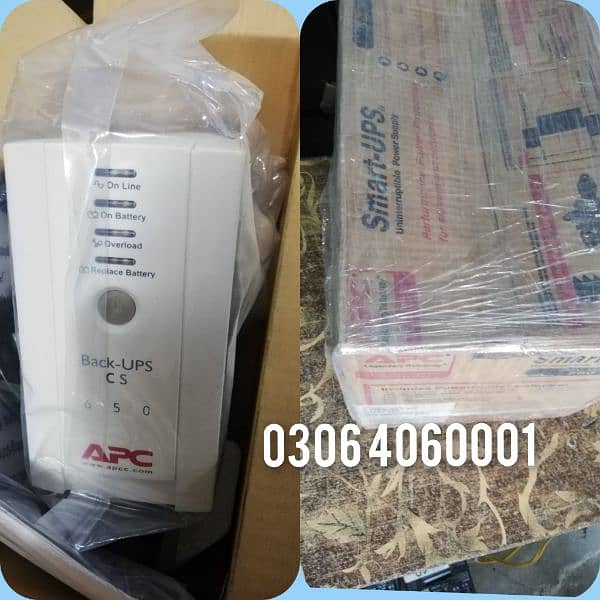 Apc ups CS 650va short Backup for computer, laptop, WiFi, cctv 0