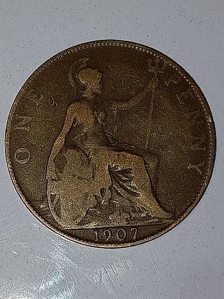 Edward VII - One Penny 1907 - Great Britain 1