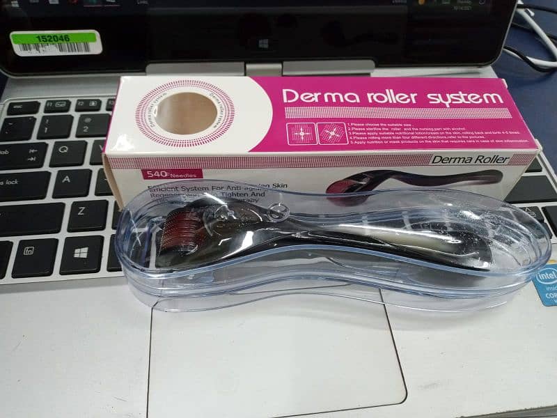 New) 540 Titanium Microneedle Derma Roller 0.5mm For Men/Women 5