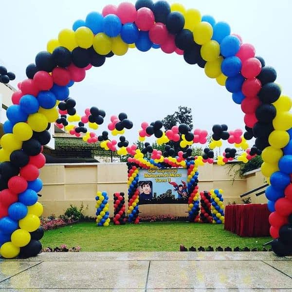 Magic Show# Balloon decoration #jumping slide# jumping castle 6