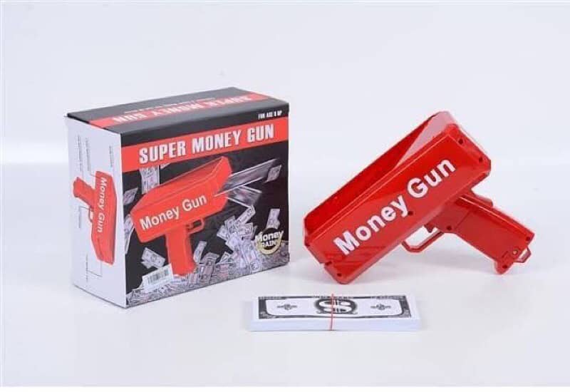 Money gun original made in Dubai red & black colour available 1