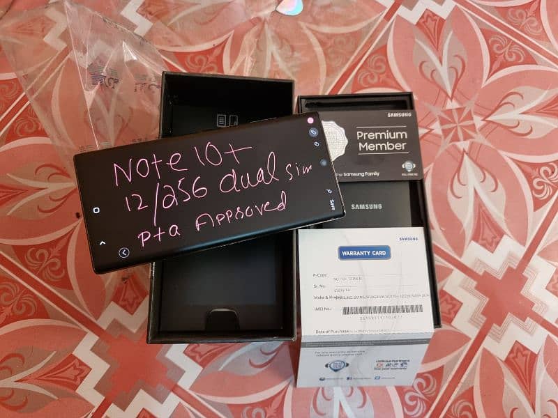 note10 plus official approved only set n box 1