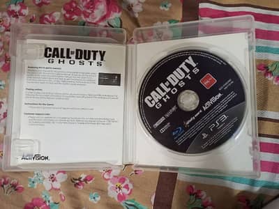 PS3 Call Of Duty Ghost Original CD 1